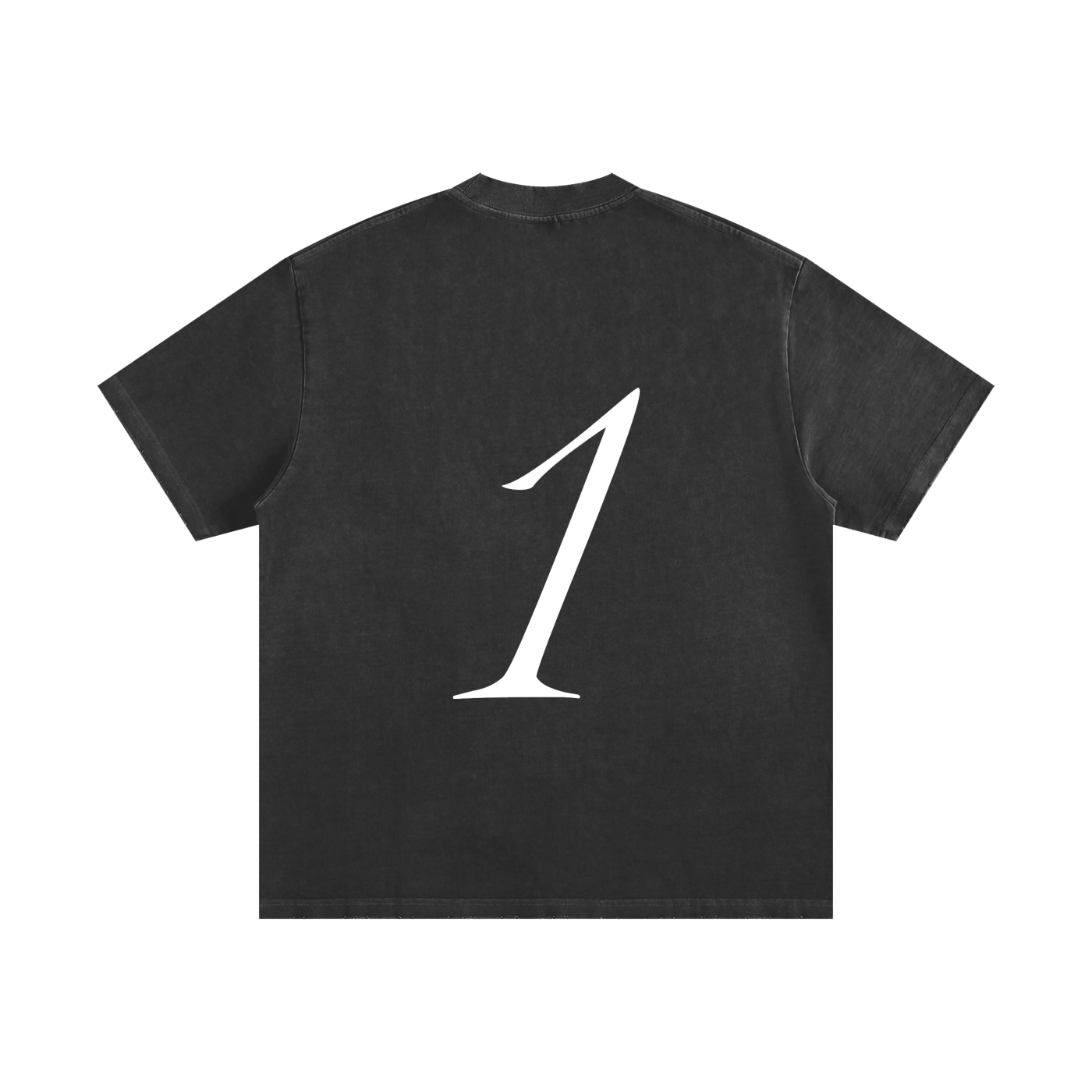 THERE'S ONLY ONE | Vintage Black Wash Heavyweight Tee