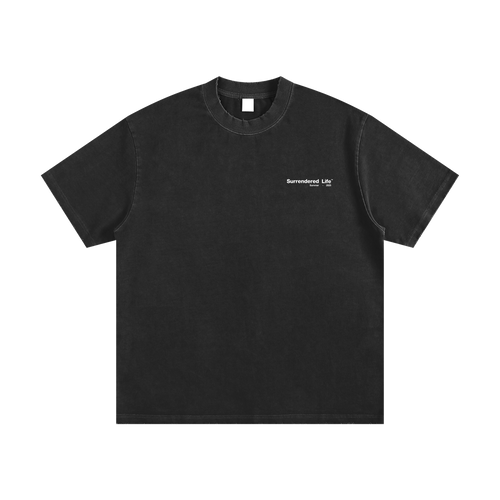 THERE'S ONLY ONE | Vintage Black Wash Heavyweight Tee