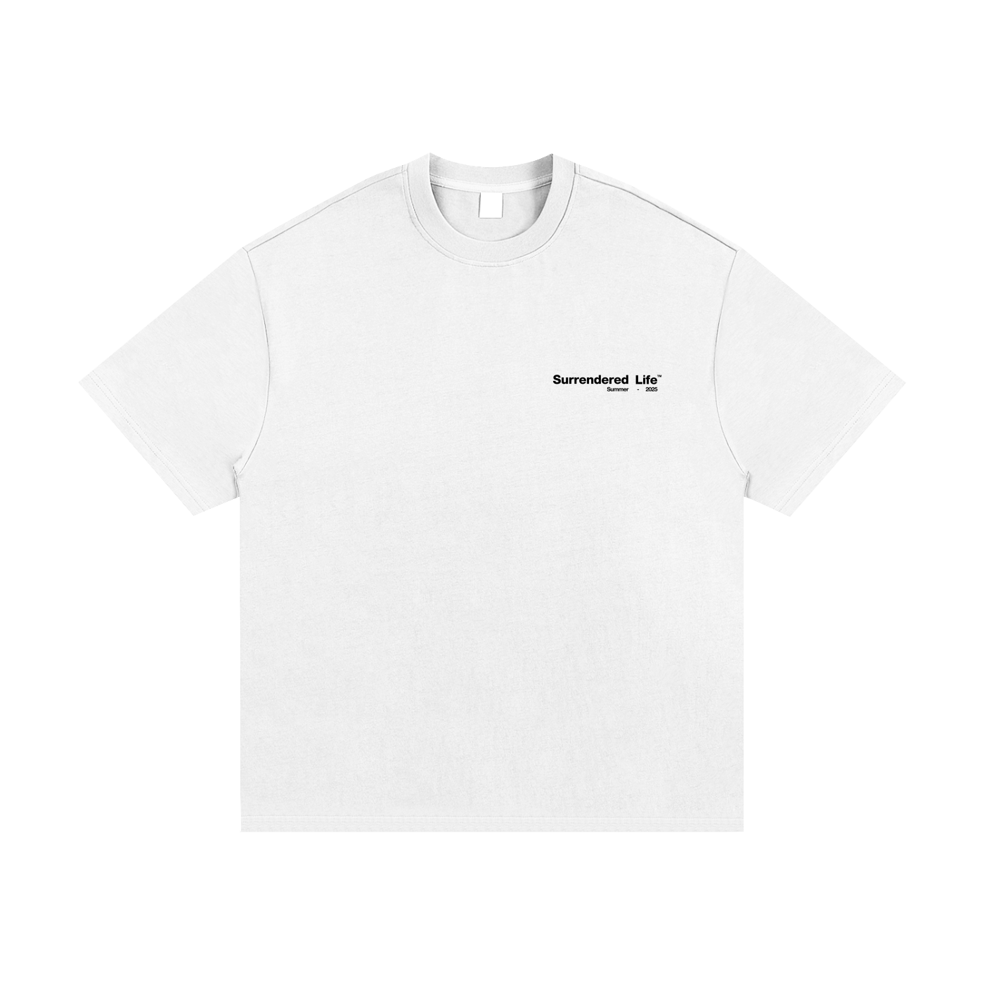 THROUGH THE GLASS | White Heavyweight Graphic Tee